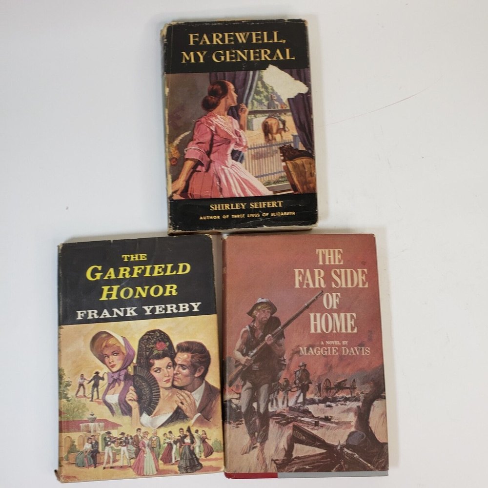 3 Civil War  Romances Far Side of Home, Garfield Honor, Farewell My General HCDJ